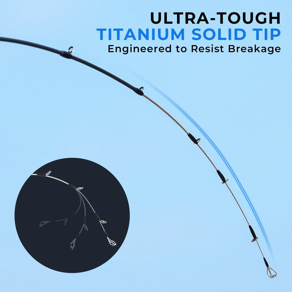KastKing Megatron Titanium Telescopic Casting Rod | 6'6" / Fast-Medium