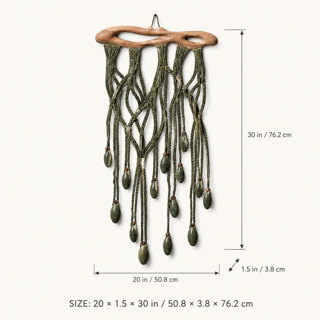 Rooted Boho Macramé Wall Hanging