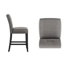 Brda Keyhole Counter Height High Back Stools - Set of 2