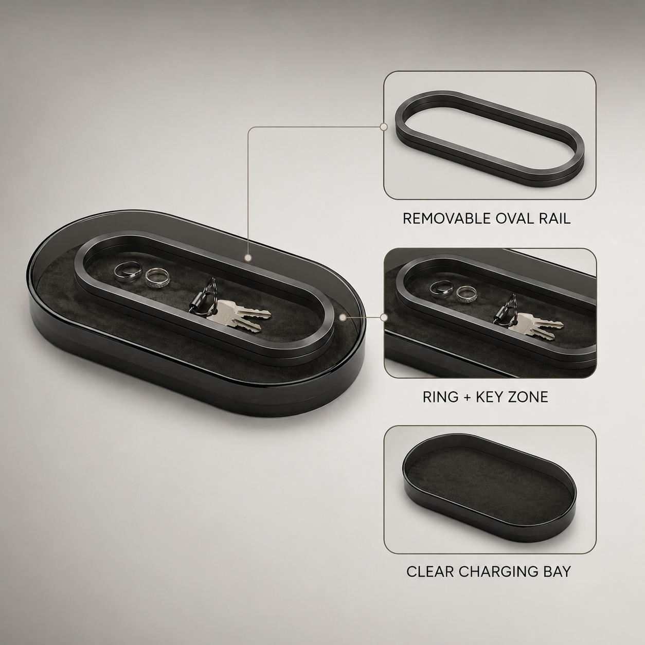 Zero-Point Valet Tray