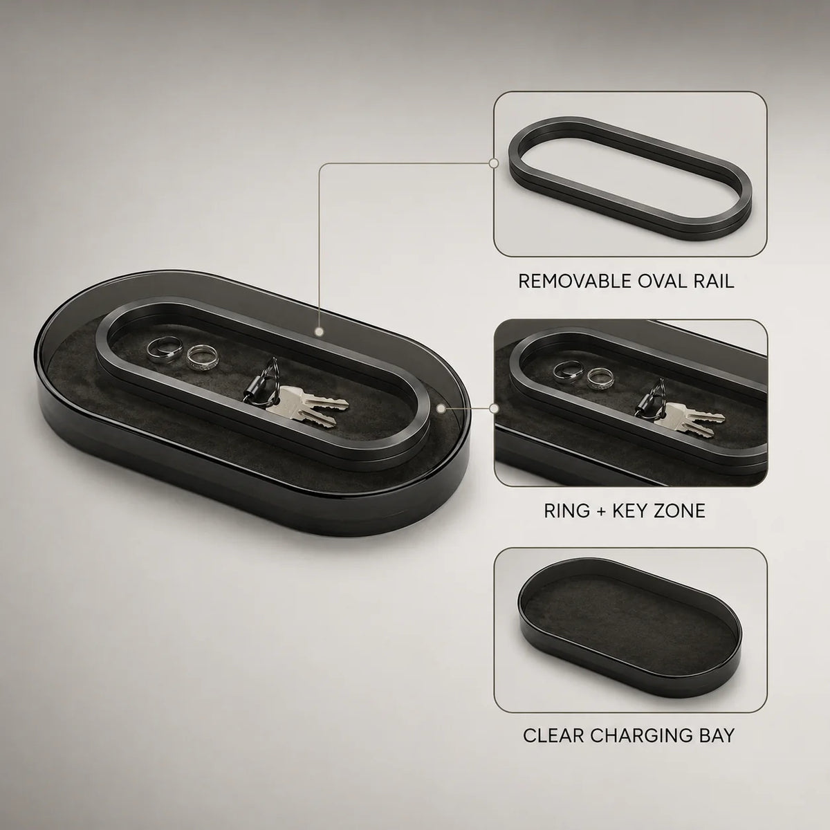 Zero-Point Valet Tray