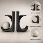 Counterpoise Bookend Pair