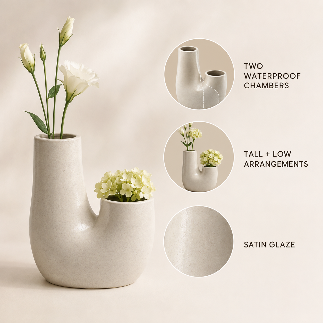 Twin-Cove Vase