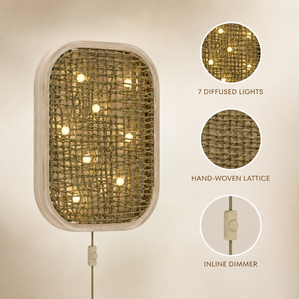 Glowseed Loom Wall Light