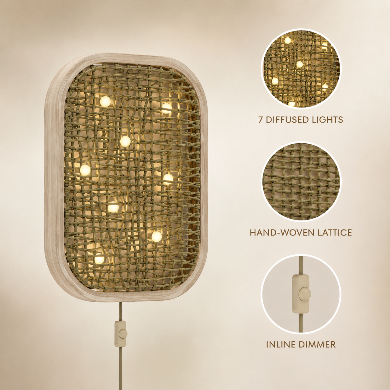 Glowseed Loom Wall Light