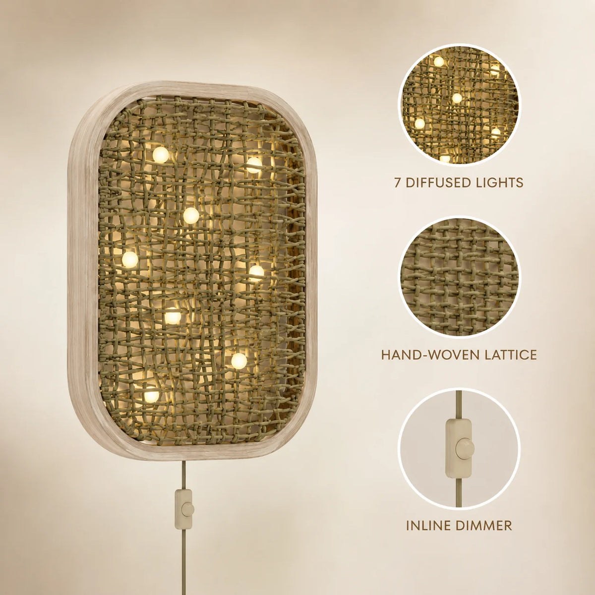 Glowseed Loom Wall Light
