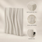 Windtrace Pleat Acoustic Art
