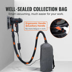 800W Electric Drywall Sander with Dust Extraction, Adjustable RPM 1200-2300, Brush Motor for Efficient Wall Sanding & Polishing