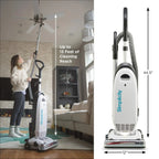 Simplicity Vacuums Allergy Bagged Vacuum Cleaner for Carpet and Hardwood, Multi Surface Upright Vacuum Cleaner with Certified HEPA Vacuum, Pet Vacuum, S20EZM