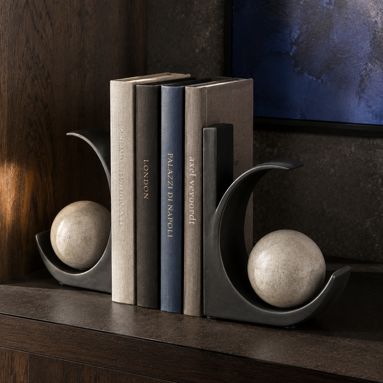 Counterpoise Bookend Pair