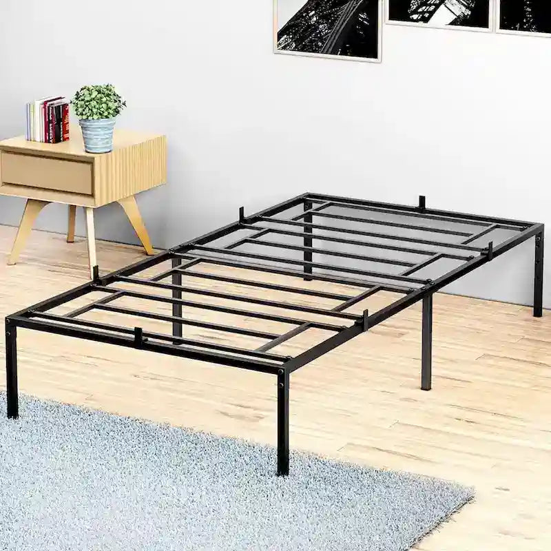 Sturdy Metal Platform Bed Frame - No Box Spring Required