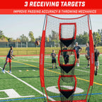 8' x 4' QB Training Throwing Net with Carry Case