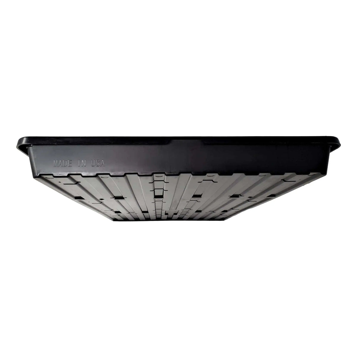 1020 Microgreen Trays | Extra Strength Shallow 1020 Trays | 1 Tray / No Holes / Black