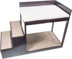 Penn-Plax Buddy Bunk Multi-Level Bed | Pet Stairs for High Beds and Couches | 3 Step System for Small Sized Dogs and Cats | Practical and Accommodating for Modern Homes (DOGF60)