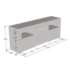 Copper Grove Qorasuv 58-Inch Electric Fireplace TV Stand