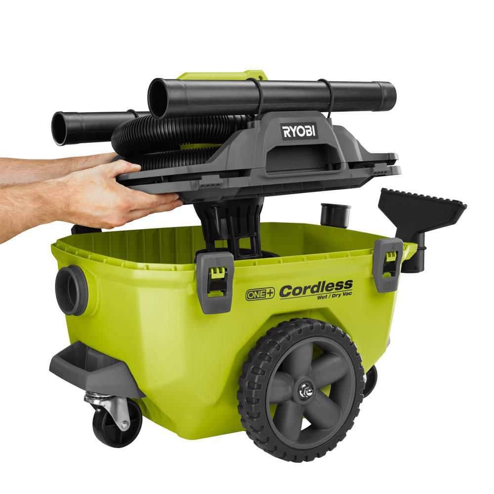 18V Cordless 6-Gallon Wet/Dry Vacuum Kit with Battery and Charger, P770KN