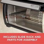 Spacemaker Under-Counter Toaster Oven, Black/Stainless Steel, TROS1000D