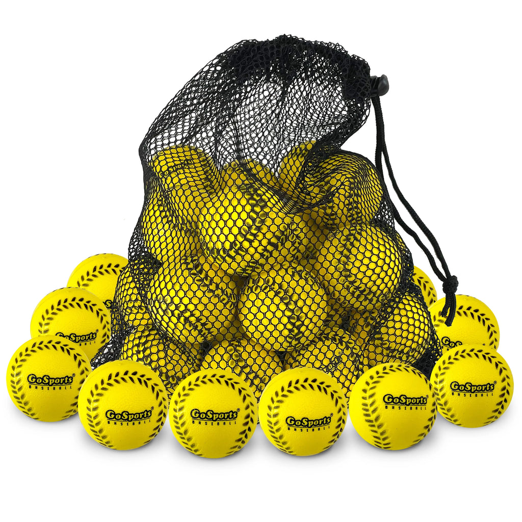 Mini Foam Baseballs Soft Practice Balls | 20-pk