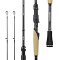 KastKing Spartacus II Plus Twin-Tip Spinning Rod | 6'0" / Fast-Medium Light-2+ Extra Tip
