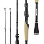 KastKing Spartacus II Plus Twin-Tip Spinning Rod | 6'0" / Fast-Medium Light-2+ Extra Tip