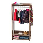 Wood Garment Rack - Compact | Brown