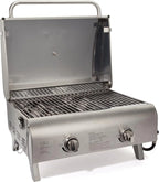 Cuisinart Chef's Style Tabletop Portable Propane Grill 20000 BTU 2-Burner Outdoor Gas Grill