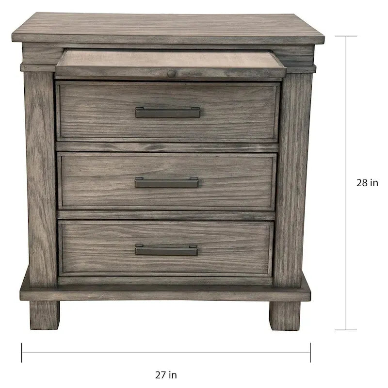 Simply Solid Asquith 6-Piece Solid Wood Bedroom Set