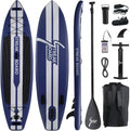 streakboard 11FT Inflatable Stand Up Paddle Board SUP Surfing Boards No Slip Deck, 6'' Thick with Backpack