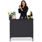 Lightweight Portable Bar with Black Skirt