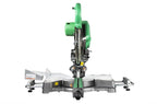 Metabo HPT 10-Inch Sliding Compound Miter Saw, Adjustable Laser Guide, Double Bevel, Electronic Speed Control, 12 Amp Motor, Electric Brake C10FSHS