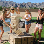 Giant Toppling Tower, Stacks to 5' | Natural