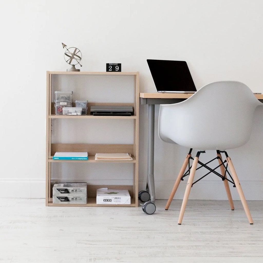 Open Wood Rack Shelf - Large | Dark Brown