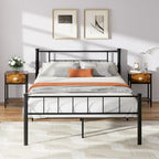 Futzca Bed Frame Featuring Headboard and Footboard