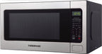 Farberware FMGZ09BKA 0.9 Cu. Ft. Microwave Oven, 900W, Digital Control, LED Display, 6 Cooking Presets, Black