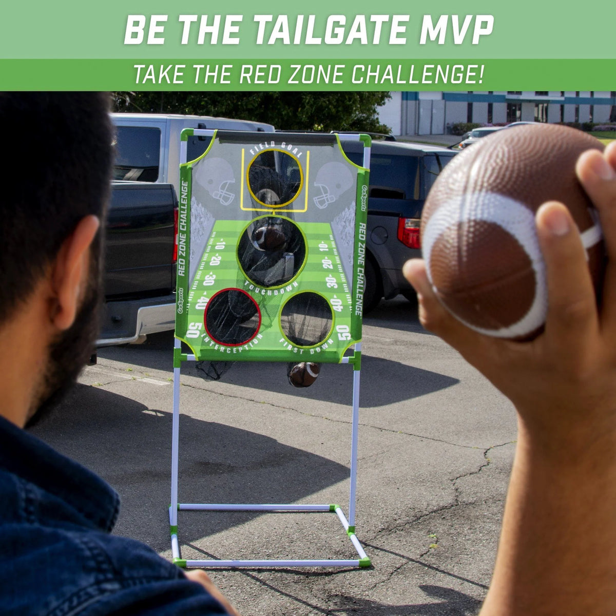 Red Zone Challenge Football Toss Game