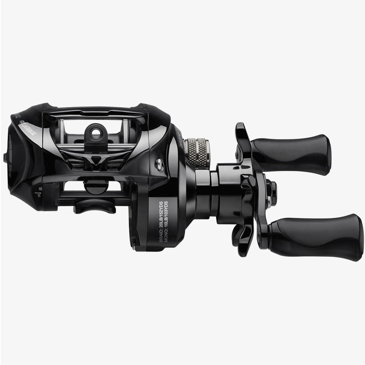 Piscifun Torrent Lite Ultra Light Low Profile Baitcasting Reel with Black & Teal Baitcaster | Black / Left Hand