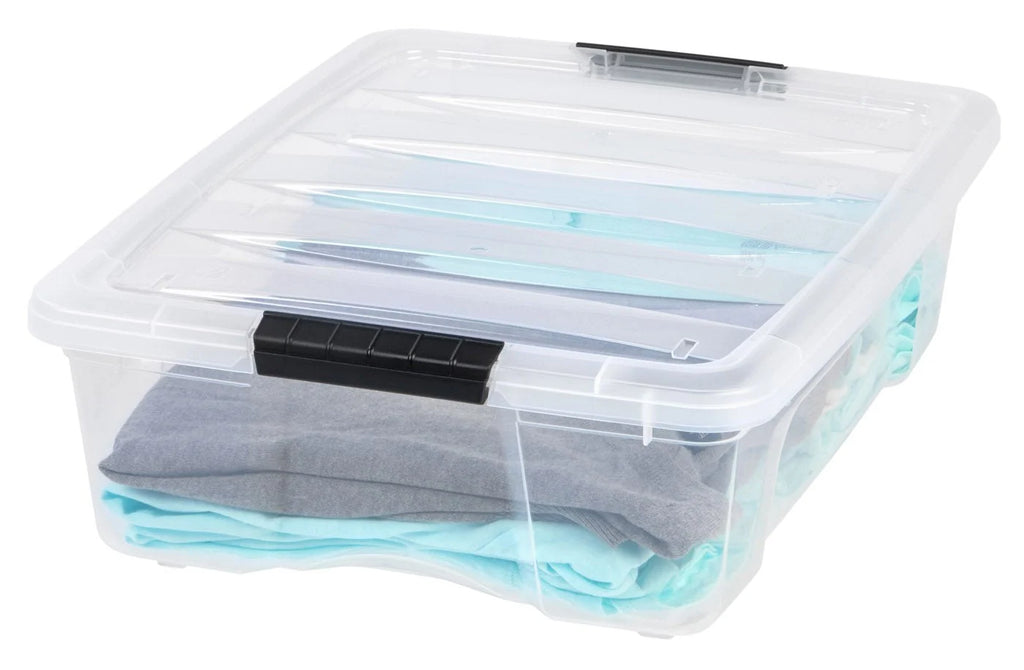Stack & Pull Storage Box - 26 QT | Clear / 1 Pack