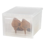 Wide Front Entry Stackable Shoe Box 6 Pack | TALL