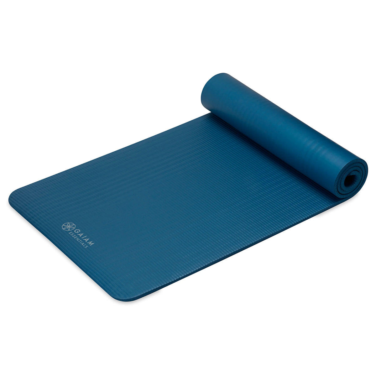 Gaiam Essentials Fitness Mat & Sling (10mm) | navy