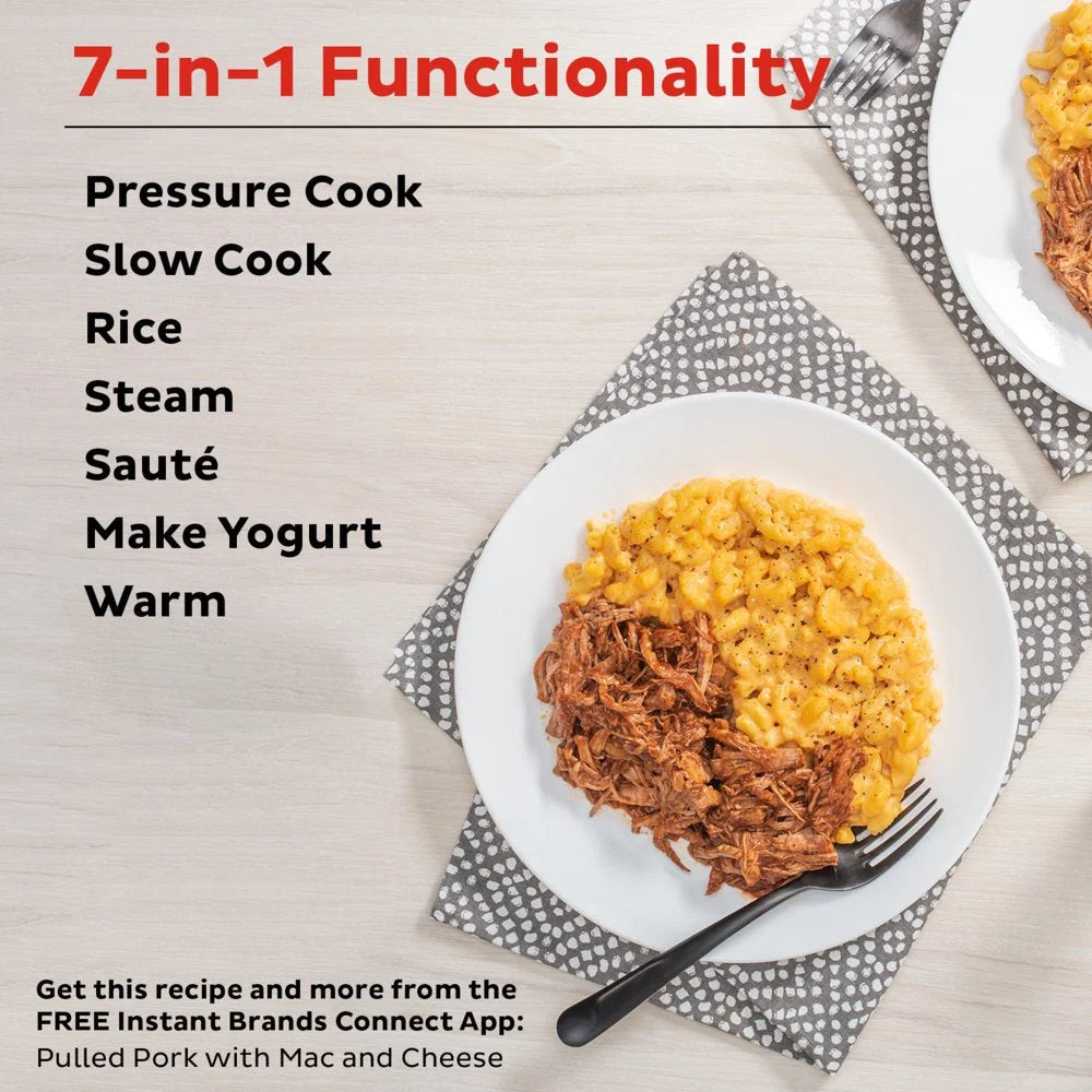 Qt Electric Pressure Cooker 7 In 1 with Easy Release Steam