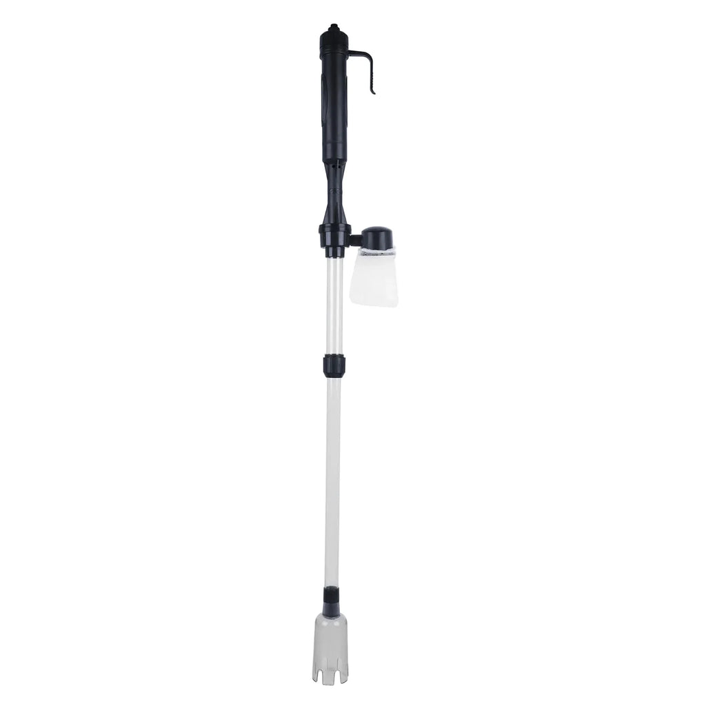 Battery Operated Aquarium Vacuum Gravel Cleaner Portable Fish Tank Cleaner Siphon Pump