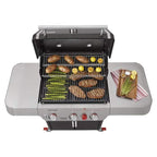 Genesis E - 325s 3 - Burner Propane Gas Grill in Black with Built - in Thermometer