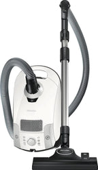 Pure Suction Powerline Canister Vacuum Cleaner, Lotus White