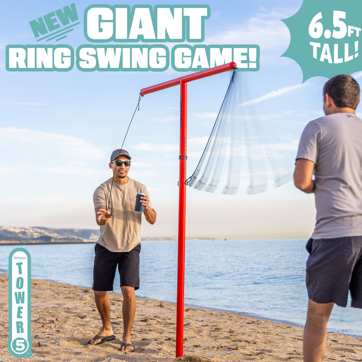 Tower 5 Giant Ring Swing Versus Game