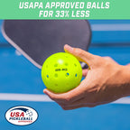 GS40 Regulation Pickleballs | 4-pk