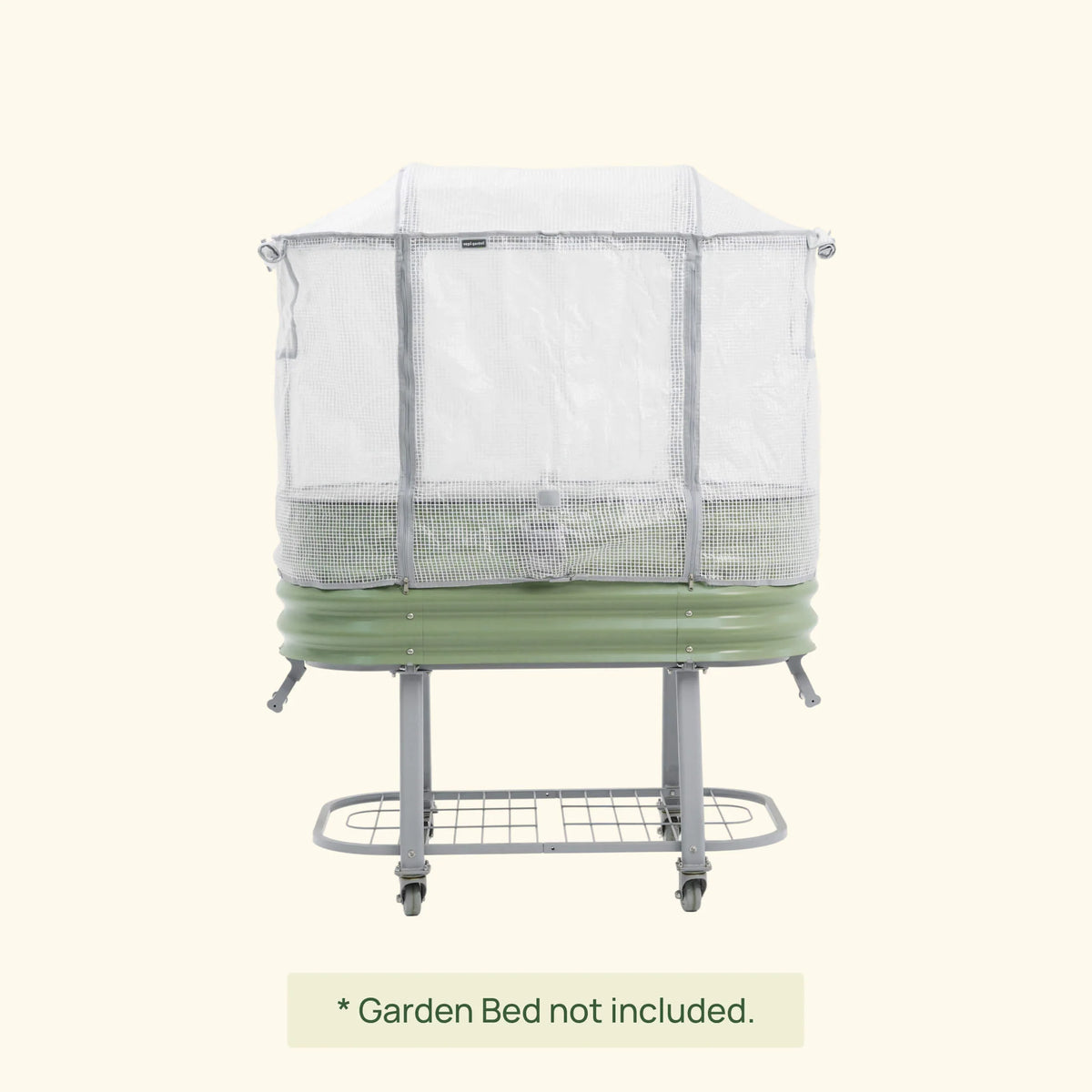Greenhouse Frost Cover for Self-Watering Elevated Rolling Bed | 2.0'W x 4.0'L / Cover Only