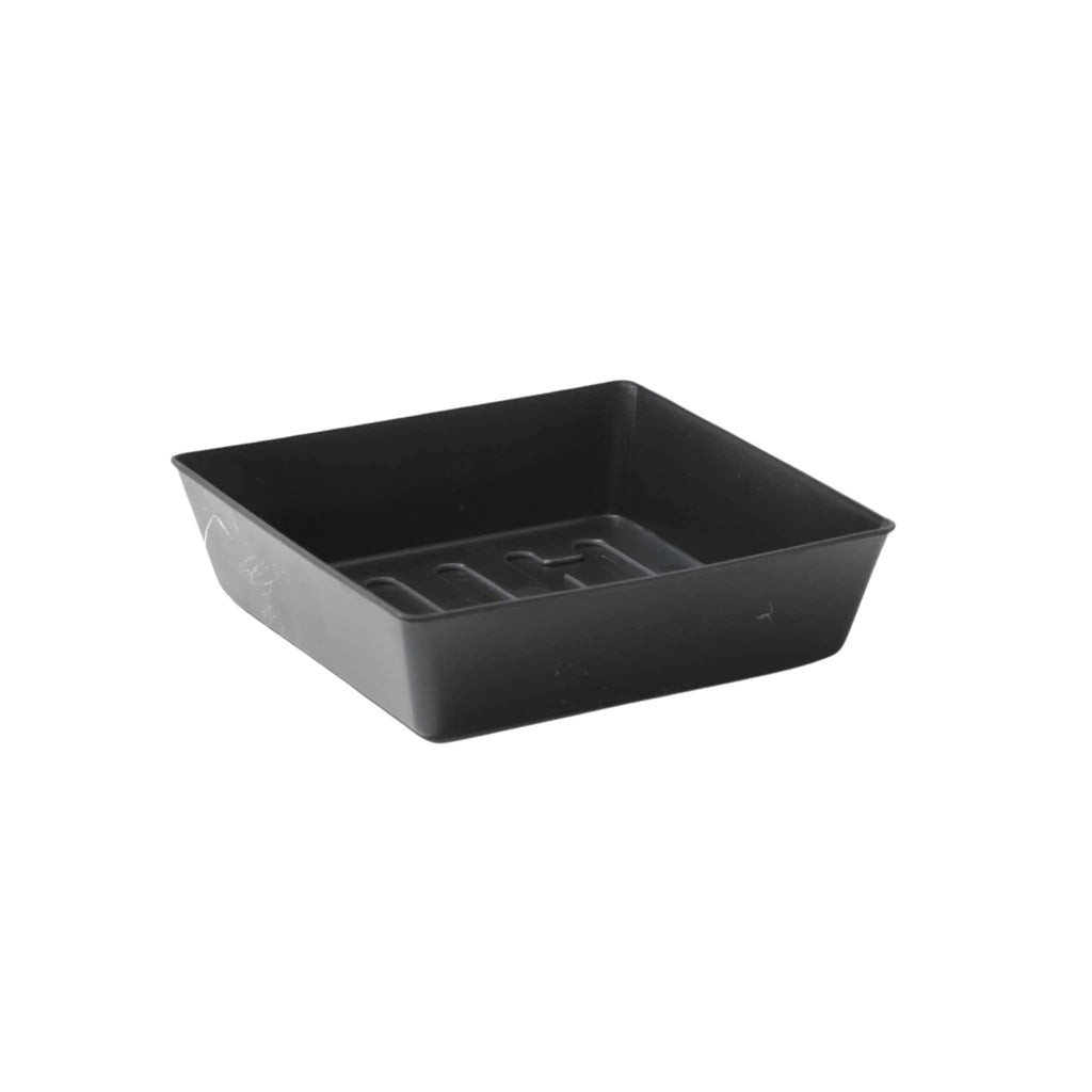 5X5 Extra Strength Shallow Microgreen Trays | Black / 16 Inserts / No Hole