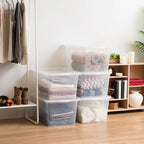 Clear Storage Box 4 Pack - 58 QT