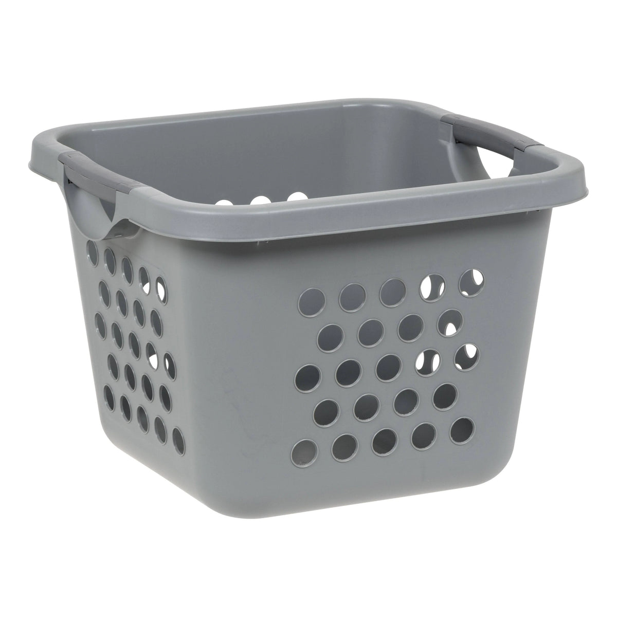 Collapsible Laundry Hamper – 30L Foldable Storage Baskets, Gray/Dark Gray, Pack of 3
