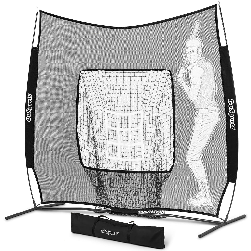 7' x 7' Baseball & Softball Net with Xtraman Batter